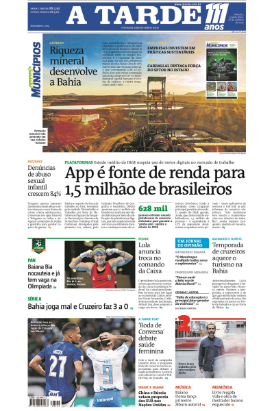 A TARDE - Edição de 26 de outubro de 2023