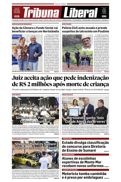 Tribuna Liberal - Edição de 27 de Outubro de 2023