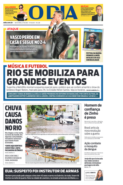 O DIA - Edição de 27 de Outubro de 2023