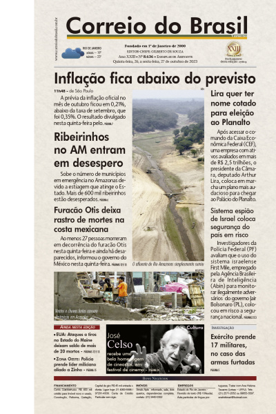 Correio do Brasil - Edição de 27 de Outubro de 2023