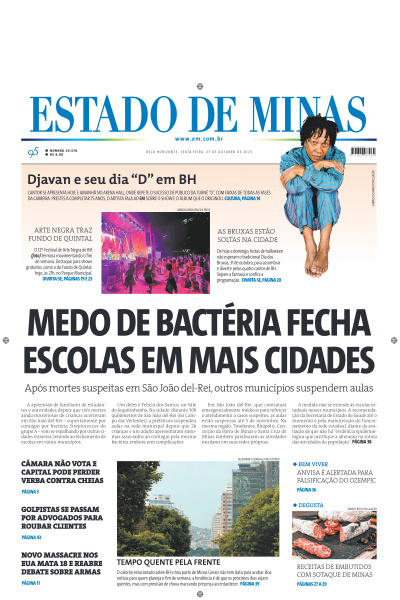 Estado de Minas - Edição de 27 de Outubro de 2023
