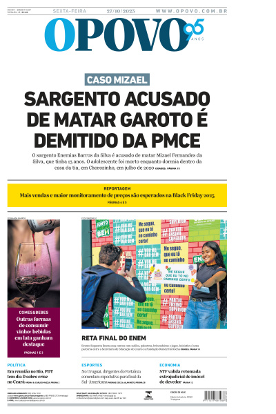 O POVO - Edição de 27 de Outubro de 2023