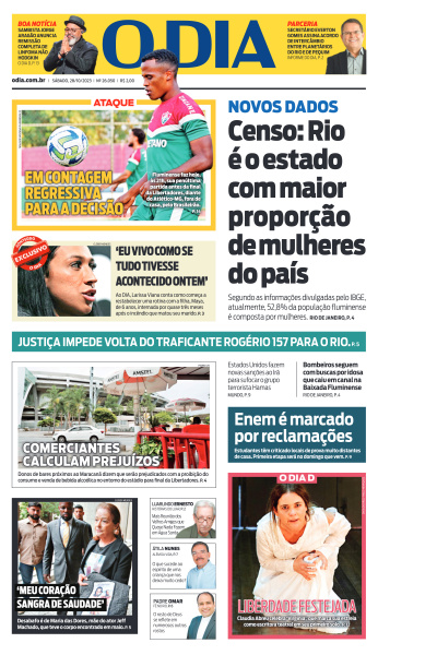 O DIA - Edição de 28 de Outubro de 2023