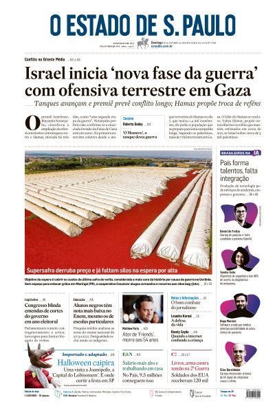 Estadão - Edição de 29 de Outubro de 2023