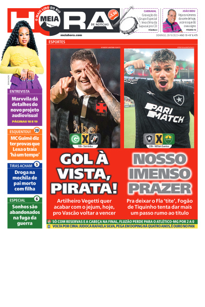 MEIA HORA - Edição de 29 de Outubro de 2023