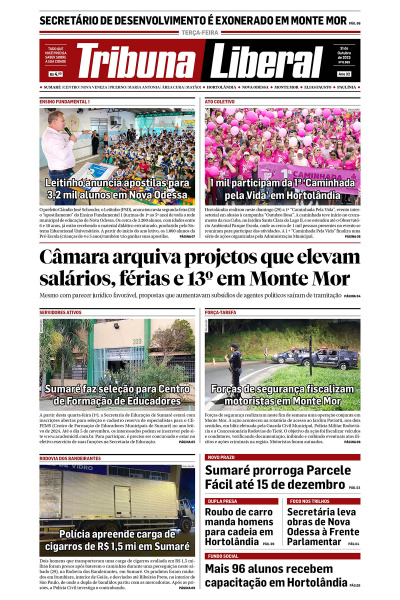 Tribuna Liberal - Edição de 31 de Outubro de 2023