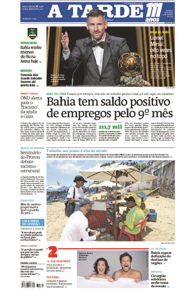 A TARDE - Edição de 31 de outubro de 2023