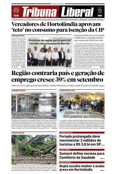Tribuna Liberal - Edição de 01 de Novembro de 2023