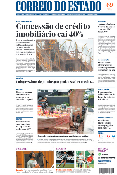 Correio do Estado - Edição de 01 de Novembro de 2023