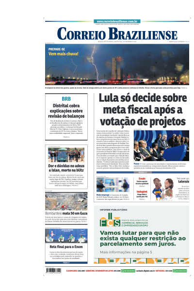 Correio Braziliense - Edição de 01 de Novembro de 2023