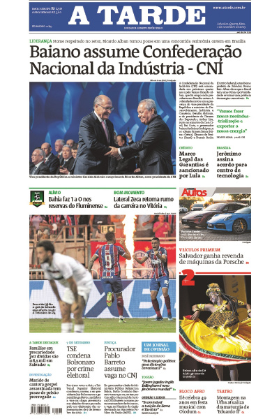 A TARDE - Edição de 01 de novembro de 2023