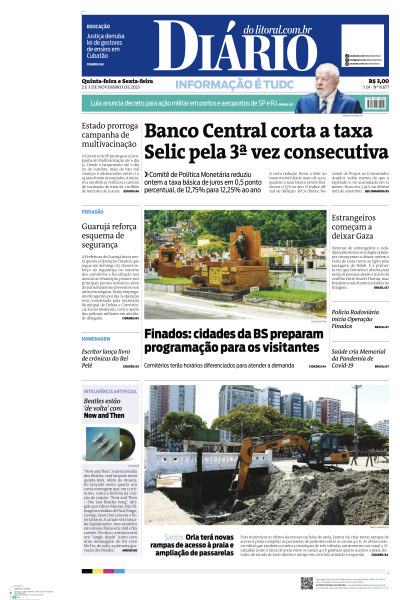 Diário do Litoral - Edição de 02 de Novembro de 2023