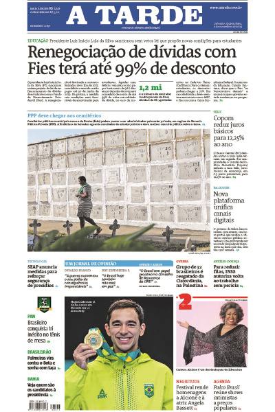 A TARDE - Edição de 02 de novembro de 2023