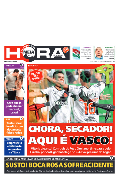 MEIA HORA - Edição de 03 de Novembro de 2023