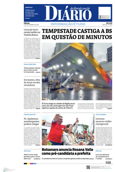 Diário do Litoral - Edição de 04 de Novembro de 2023