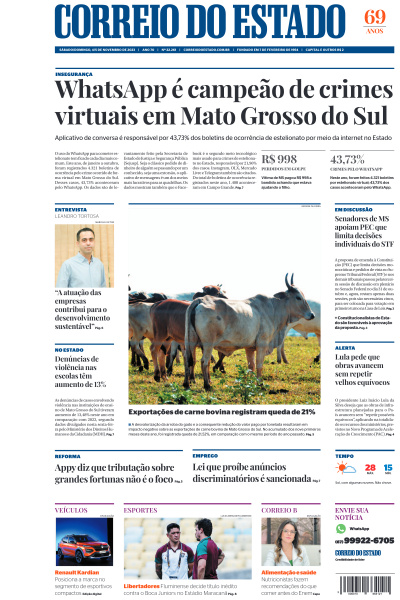 Correio do Estado - Edição de 04 de Novembro de 2023