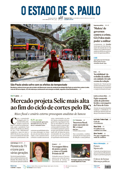 Estadão - Edição de 06 de Novembro de 2023
