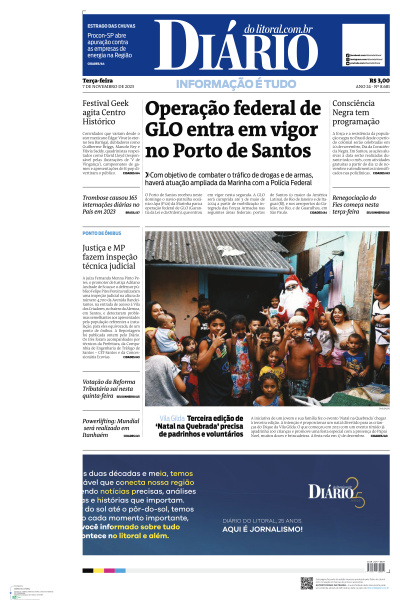 Diário do Litoral - Edição de 07 de Novembro de 2023