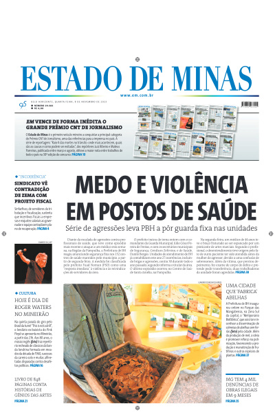 Estado de Minas - Edição de 08 de Novembro de 2023
