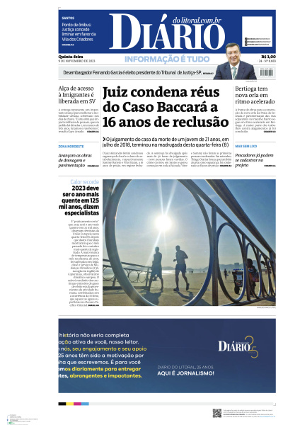 Diário do Litoral - Edição de 09 de Novembro de 2023