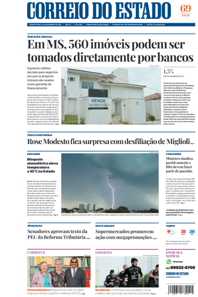 Correio do Estado - Edição de 09 de Novembro de 2023