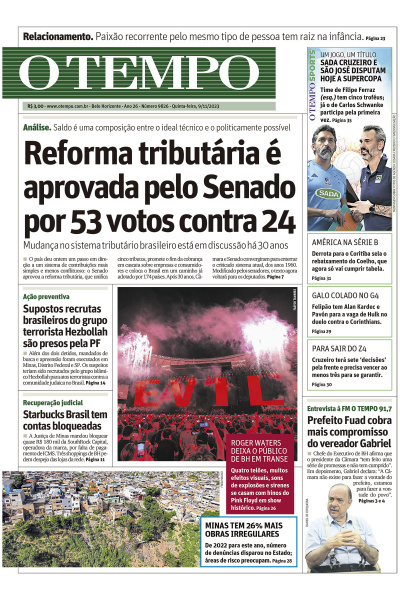 O TEMPO - Edição de 09 de Novembro de 2023