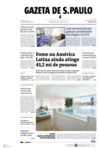 Gazeta de S. Paulo - Edição de 10 de Novembro de 2023