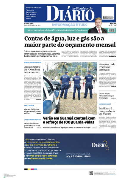 Diário do Litoral - Edição de 10 de Novembro de 2023