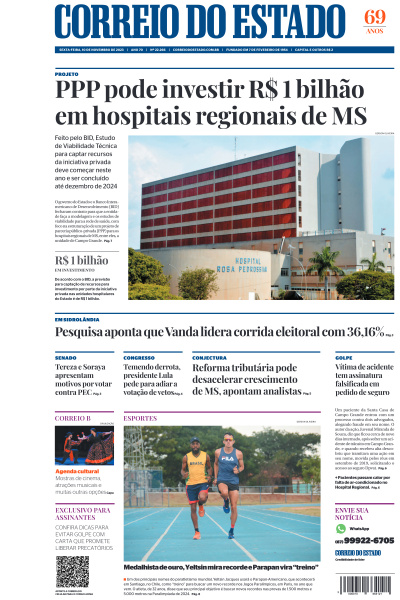 Correio do Estado - Edição de 10 de Novembro de 2023