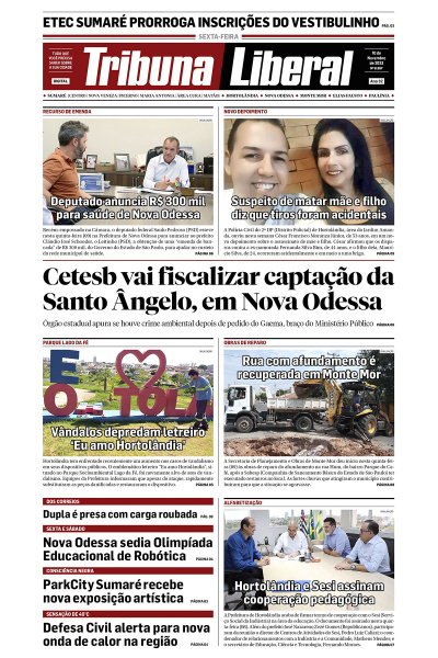 Tribuna Liberal - Edição de 10 de Novembro de 2023