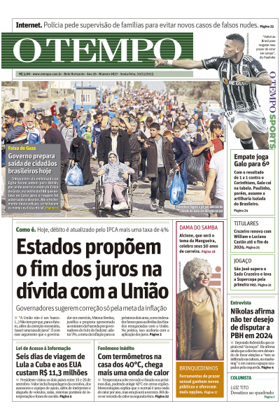 O TEMPO - Edição de 10 de Novembro de 2023