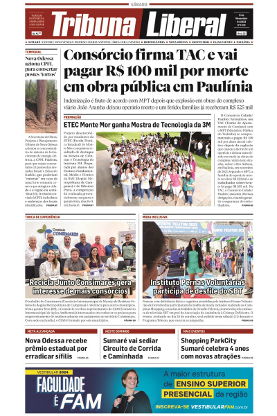 Tribuna Liberal - Edição de 11 de Novembro de 2023