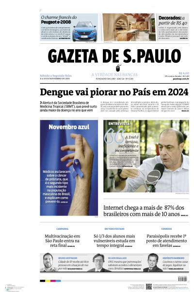 Gazeta de S. Paulo - Edição de 11 de Novembro de 2023