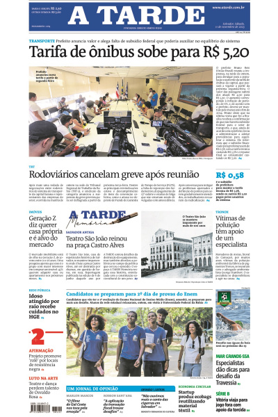 A TARDE - Edição de 11 de novembro de 2023