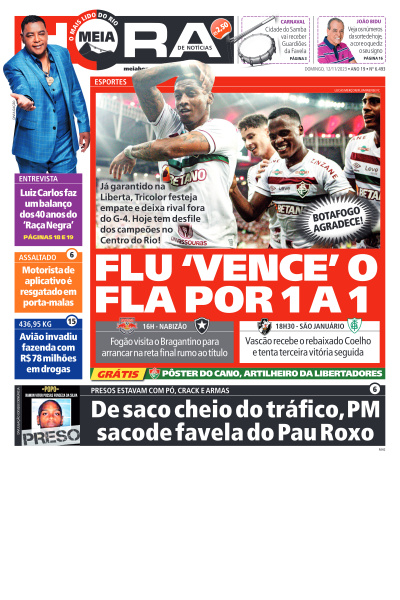 MEIA HORA - Edição de 12 de Novembro de 2023