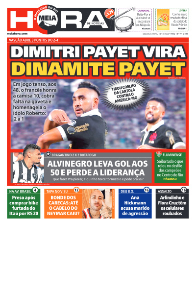 MEIA HORA - Edição de 13 de Novembro de 2023