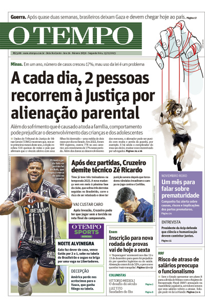 O TEMPO - Edição de 13 de Novembro de 2023