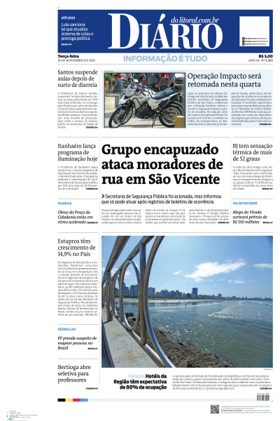 Diário do Litoral - Edição de 14 de Novembro de 2023