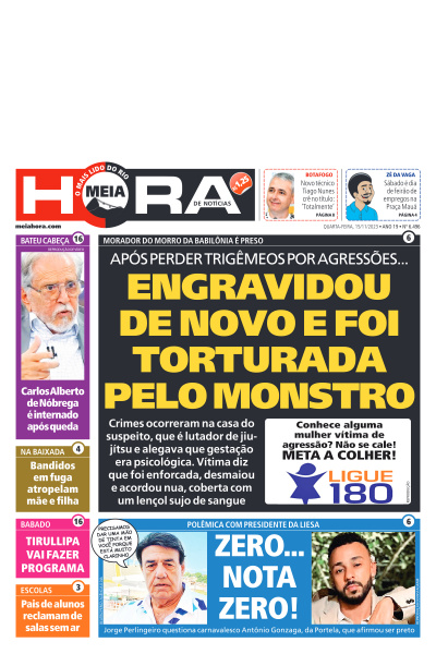 MEIA HORA - Edição de 15 de Novembro de 2023