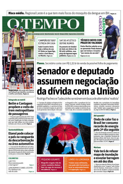 O TEMPO - Edição de 15 de Novembro de 2023