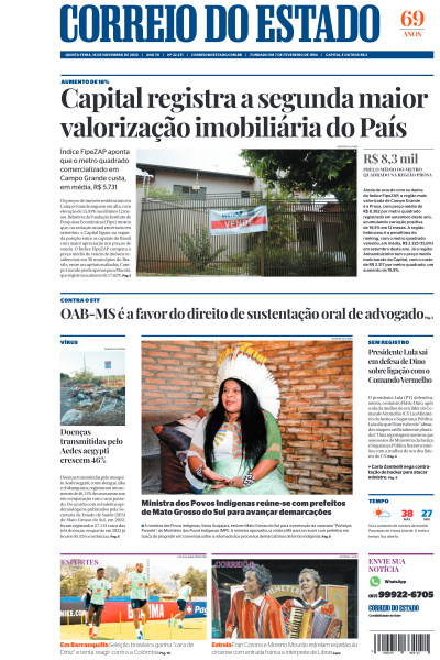Correio do Estado - Edição de 16 de Novembro de 2023