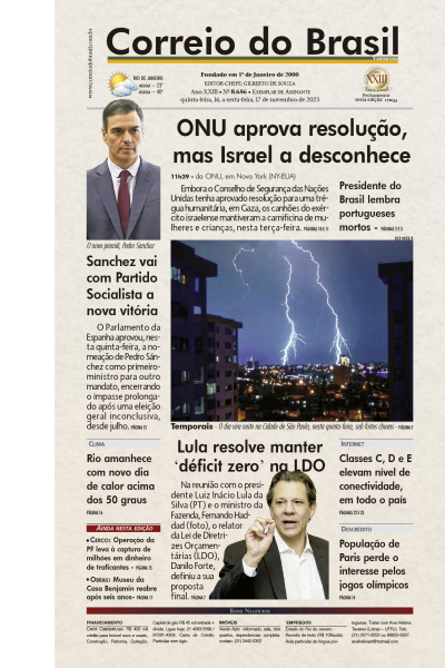 Correio do Brasil - Edição de 17 de Novembro de 2023