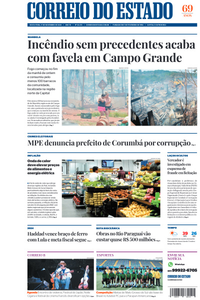Correio do Estado - Edição de 17 de Novembro de 2023