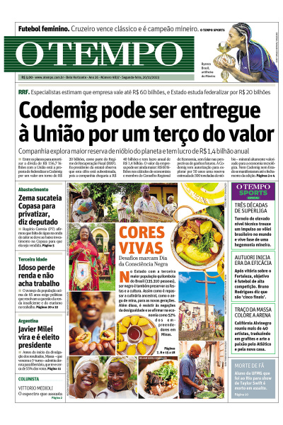 O TEMPO - Edição de 20 de Novembro de 2023