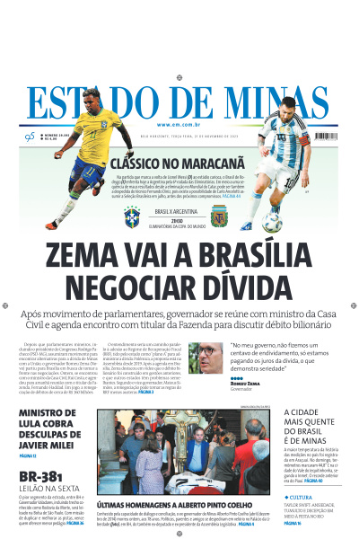 Estado de Minas - Edição de 21 de Novembro de 2023