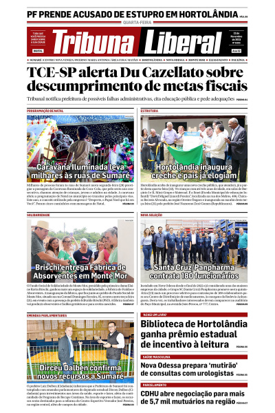 Tribuna Liberal - Edição de 22 de Novembro de 2023