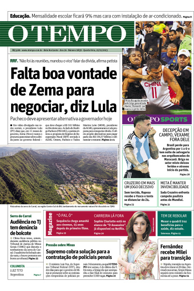O TEMPO - Edição de 22 de Novembro de 2023