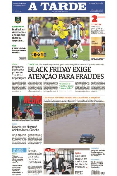 A TARDE - Edição de 22 de novembro de 2023