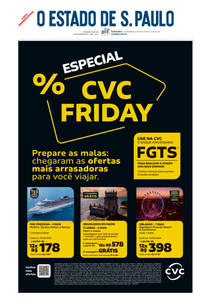 Estadão - Edição de 24 de Novembro de 2023