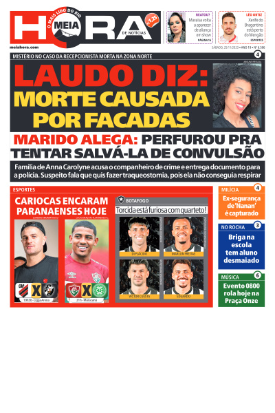MEIA HORA - Edição de 25 de Novembro de 2023